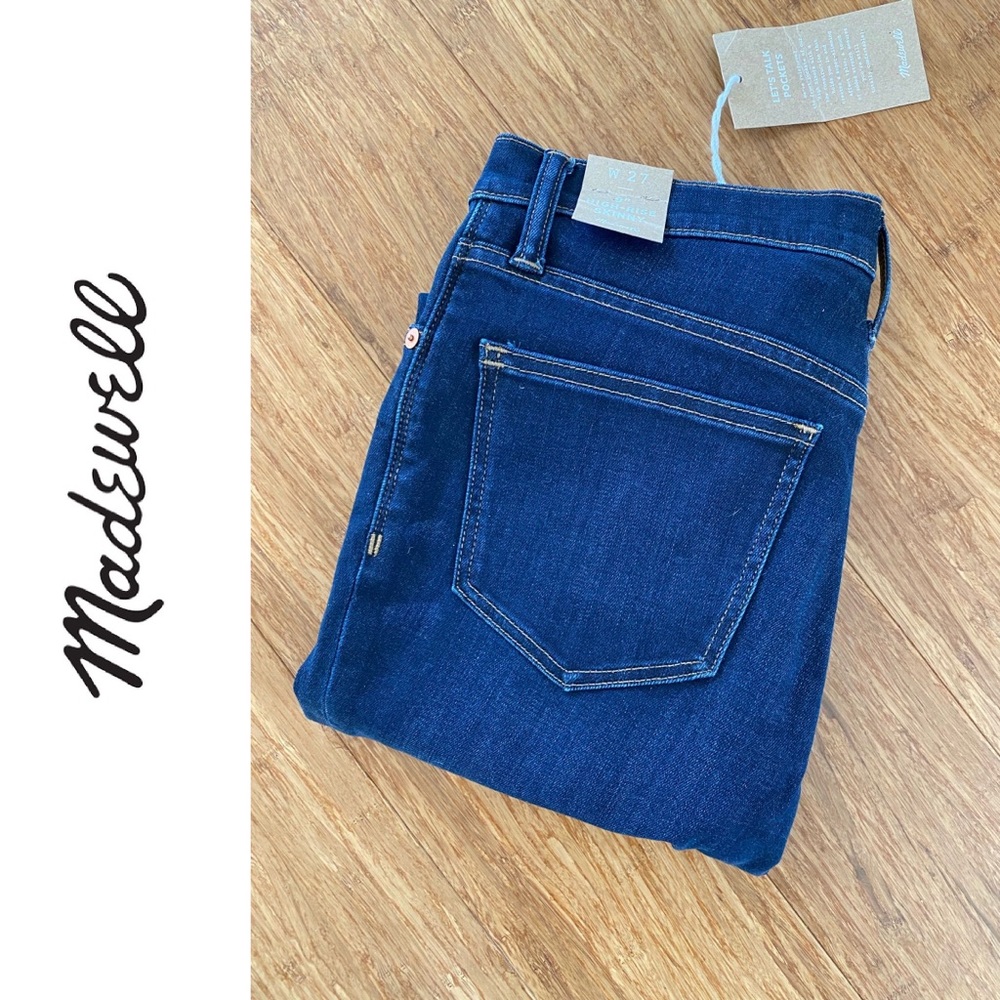 Women’s Madewell 9" High-Rise Skinny Jeans in Larkspur Wash - Sz. 27 Regular